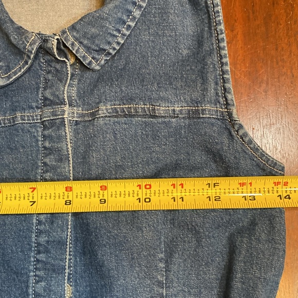 Christie Brooks Belted Denim Vest - Picture 6 of 6